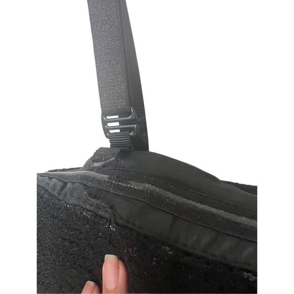 Lauren Ralph Lauren black lace fit and flare dress sz 10 - Picture 4 of 8